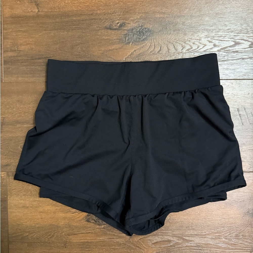 Fabletics Black Running Shorts Sz S
